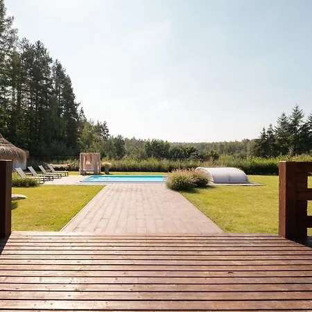 Naturalnie - Dom Solo, Basen, Balia, Sauna, Jezioro, Villa *