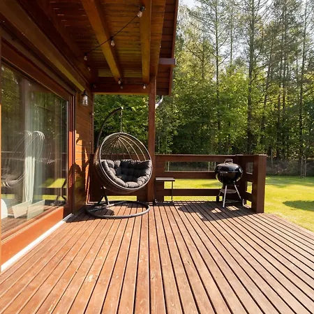 Villa Naturalnie - Dom Solo, Basen, Balia, Sauna, Jezioro, Glodowo (Koscierzyna)