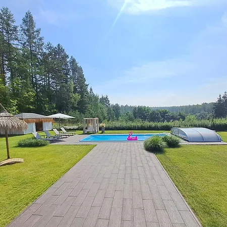 Naturalnie - Dom Solo, Basen, Balia, Sauna, Jezioro, * Glodowo (Koscierzyna)