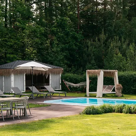 Villa Naturalnie - Dom Solo, Basen, Balia, Sauna, Jezioro, Glodowo (Koscierzyna)